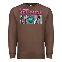 Chestnut hot mess mom Premium Sweatshirt - texasbilliewilder