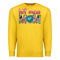 Lemon hot mess mom Premium Sweatshirt - texasbilliewilder