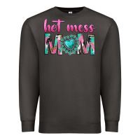 Smoke hot mess mom Premium Sweatshirt - texasbilliewilder