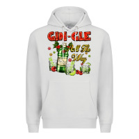 Dove Grey gin`gle all the way with bottle and cocktails Premium Hoodie - AdoDesignShop