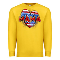 Lemon American mama heart Premium Sweatshirt - Zillion Design Studio