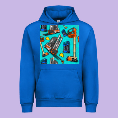 Construction Vehicles Urban Hoodie Designed By Bundleandbundleshop