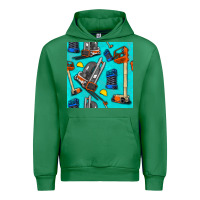Emerald construction vehicles Urban Hoodie - BundleAndBundleShop