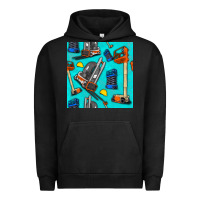 Pigment Black construction vehicles Urban Hoodie - BundleAndBundleShop