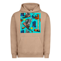 Pigment Burro construction vehicles Urban Hoodie - BundleAndBundleShop