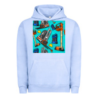 Pigment Grape Ice construction vehicles Urban Hoodie - BundleAndBundleShop