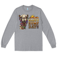 Heather Grey happy hump day camel Long Sleeve Tee - BarkalooDesign