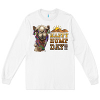 White happy hump day camel Long Sleeve Tee - BarkalooDesign