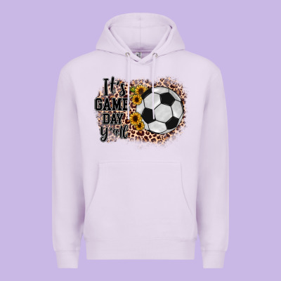It's Game Day Y'all Soccer Premium Hoodie Designed By Jahusdesignshop