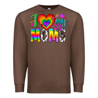 Chestnut i love my moms Premium Sweatshirt - texasbilliewilder