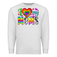 Oatmeal Heather i love my moms Premium Sweatshirt - texasbilliewilder