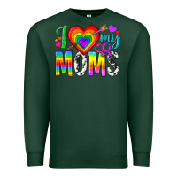 Sports Green i love my moms Premium Sweatshirt - texasbilliewilder