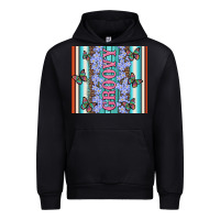 Black groovy with flowers and Butterflies Urban Hoodie - Artiststas