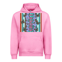 Fuchsia Pink groovy with flowers and Butterflies Urban Hoodie - Artiststas