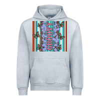 Heather Grey groovy with flowers and Butterflies Urban Hoodie - Artiststas