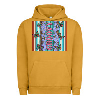 Pigment Peanut Butter groovy with flowers and Butterflies Urban Hoodie - Artiststas