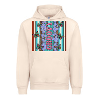 Sandshell groovy with flowers and Butterflies Urban Hoodie - Artiststas