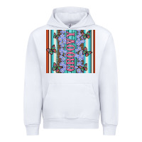 White groovy with flowers and Butterflies Urban Hoodie - Artiststas