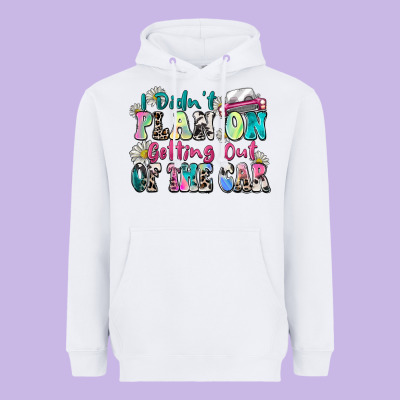 I Didn't Plan On Getting Out Of The Car Heavyweight Hoodie Designed By Zillion Design Studio