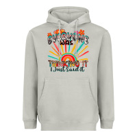 Moon Dust everyone was thinking it i just said it Heavyweight Hoodie - Zillion Design Studio