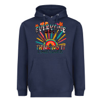 Navy everyone was thinking it i just said it Heavyweight Hoodie - Zillion Design Studio