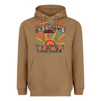 Toasted Coconut everyone was thinking it i just said it Heavyweight Hoodie - Zillion Design Studio