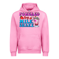 Fuchsia Pink powered by milkshake Urban Hoodie - AdoDesignShop