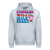 Heather Grey powered by milkshake Urban Hoodie - AdoDesignShop