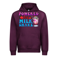 Mauve Wine powered by milkshake Urban Hoodie - AdoDesignShop