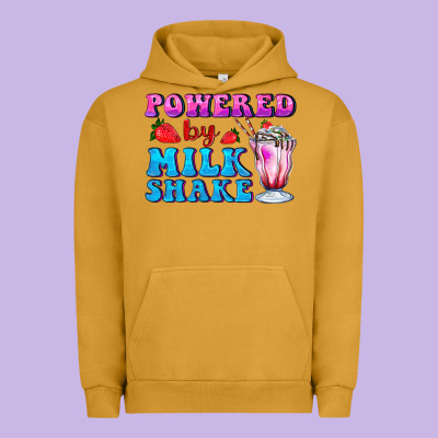 Powered By Milkshake Urban Hoodie Designed By Adodesignshop