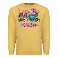Antique Gold i am cool mom Premium Sweatshirt - texasbilliewilder