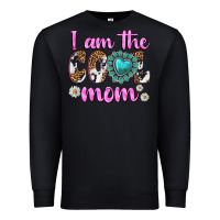Black i am cool mom Premium Sweatshirt - texasbilliewilder