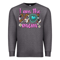 Charcoal Heather i am cool mom Premium Sweatshirt - texasbilliewilder