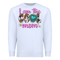 White i am cool mom Premium Sweatshirt - texasbilliewilder