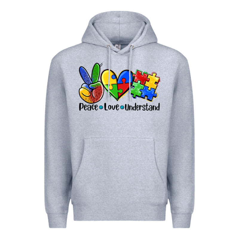 Peace Love  Cure Premium Hoodie by AdoDesignShop | Teevron