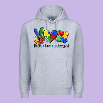 Peace Love  Cure Premium Hoodie Designed By Adodesignshop