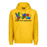 Lemon peace love  cure Premium Hoodie - AdoDesignShop