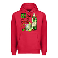 Cardinal gin`gle bells with bottle and cocktail Premium Hoodie - AdoDesignShop