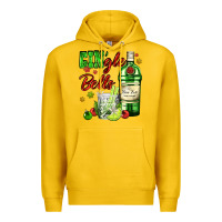 Lemon gin`gle bells with bottle and cocktail Premium Hoodie - AdoDesignShop