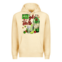 Pina Colada gin`gle bells with bottle and cocktail Premium Hoodie - AdoDesignShop