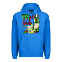 True Royal gin`gle bells with bottle and cocktail Premium Hoodie - AdoDesignShop