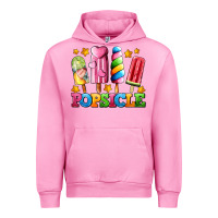 Fuchsia Pink popsicle with stars Urban Hoodie - AdoDesignShop