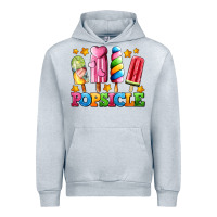 Heather Grey popsicle with stars Urban Hoodie - AdoDesignShop