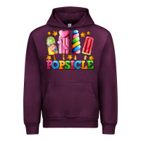 Mauve Wine popsicle with stars Urban Hoodie - AdoDesignShop