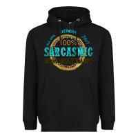 Black all day everyday 247 100 sarcasmic sarcasm is in m Heavyweight Hoodie - Zillion Design Studio