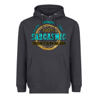 Smoke all day everyday 247 100 sarcasmic sarcasm is in m Heavyweight Hoodie - Zillion Design Studio