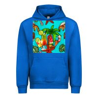 Cobalt summer drinks and ice cream Urban Hoodie - BundleAndBundleShop