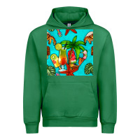 Emerald summer drinks and ice cream Urban Hoodie - BundleAndBundleShop