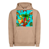 Pigment Burro summer drinks and ice cream Urban Hoodie - BundleAndBundleShop