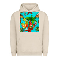 Pigment French Oak summer drinks and ice cream Urban Hoodie - BundleAndBundleShop